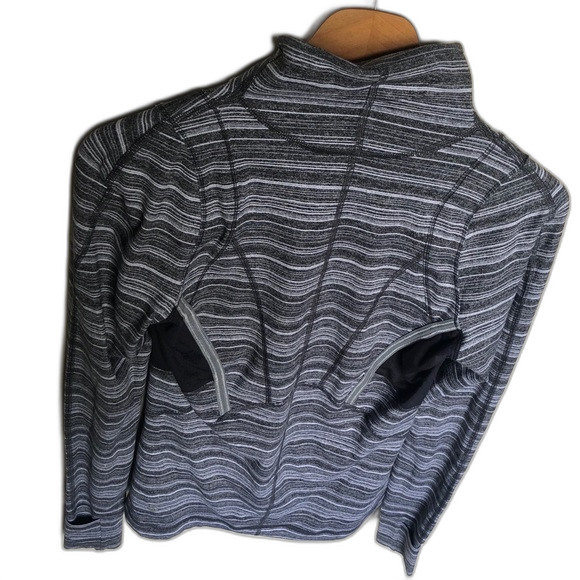 Lululemon Athletica Striped Pacesetter Pullover Jacket Size 6 - Picture 14 of 16